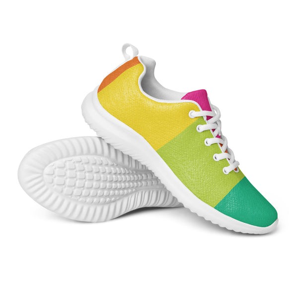 HA!LO Rainbow Gradient — Women's Canvas Athletic Sneaker