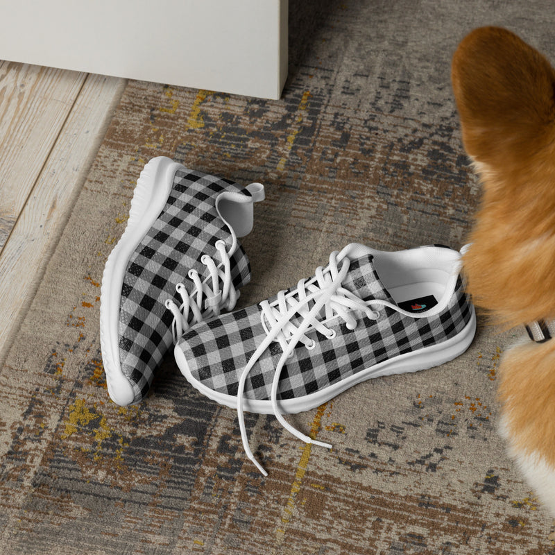Buffalo Check Athletic #210 - Opposite Side | HA!LO Canvas Sneakers