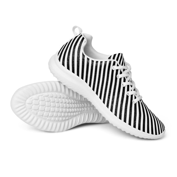 HA!LO Diagonal Stripe — Women's Canvas Athletic Sneaker
