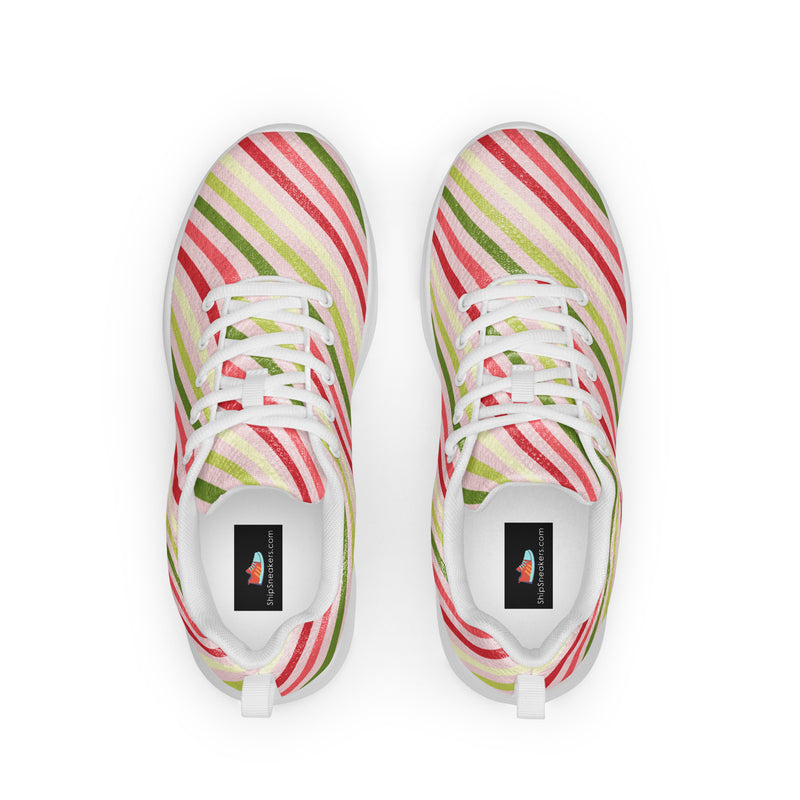 Candy Stripe Athletic #214 - Sole Detail | HA!LO Canvas Sneakers