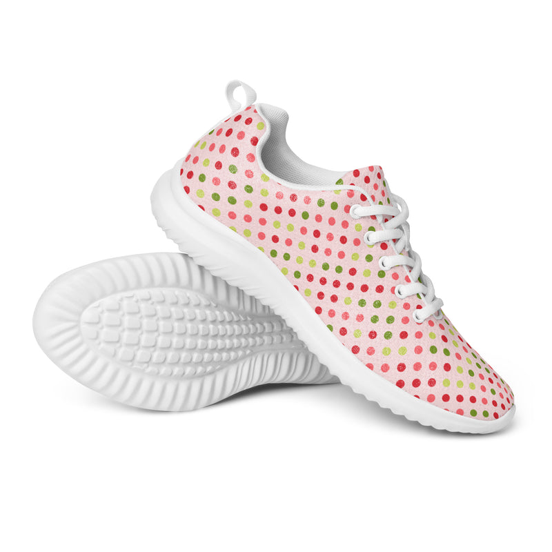 Pink Candy Stripe Athletic #219 - Canvas High Top Sneakers | HA!LO