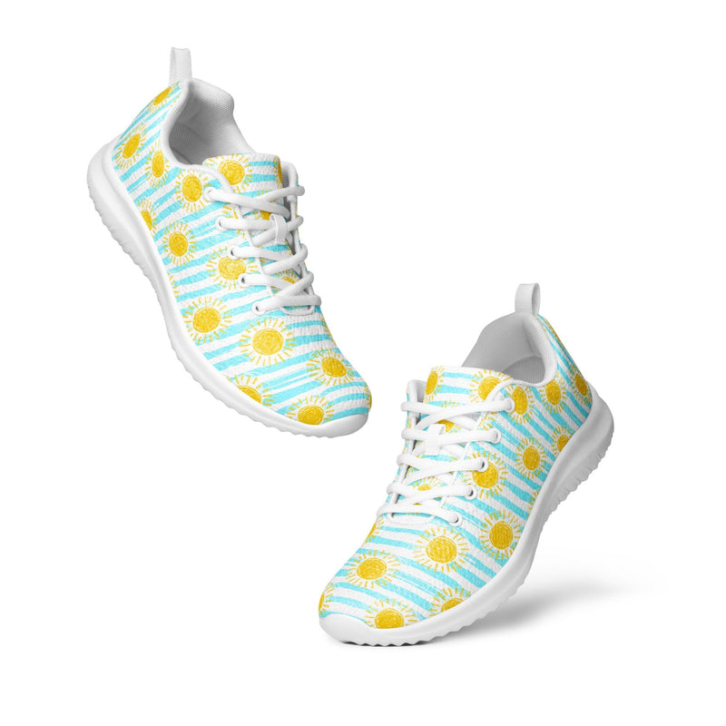 Daisy Blue Athletic #225 - Top Down View | HA!LO Canvas Sneakers