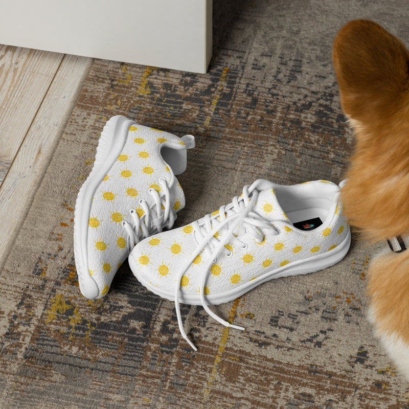 Yellow Star Dot Athletic #227 - Opposite Side | HA!LO Canvas Sneakers