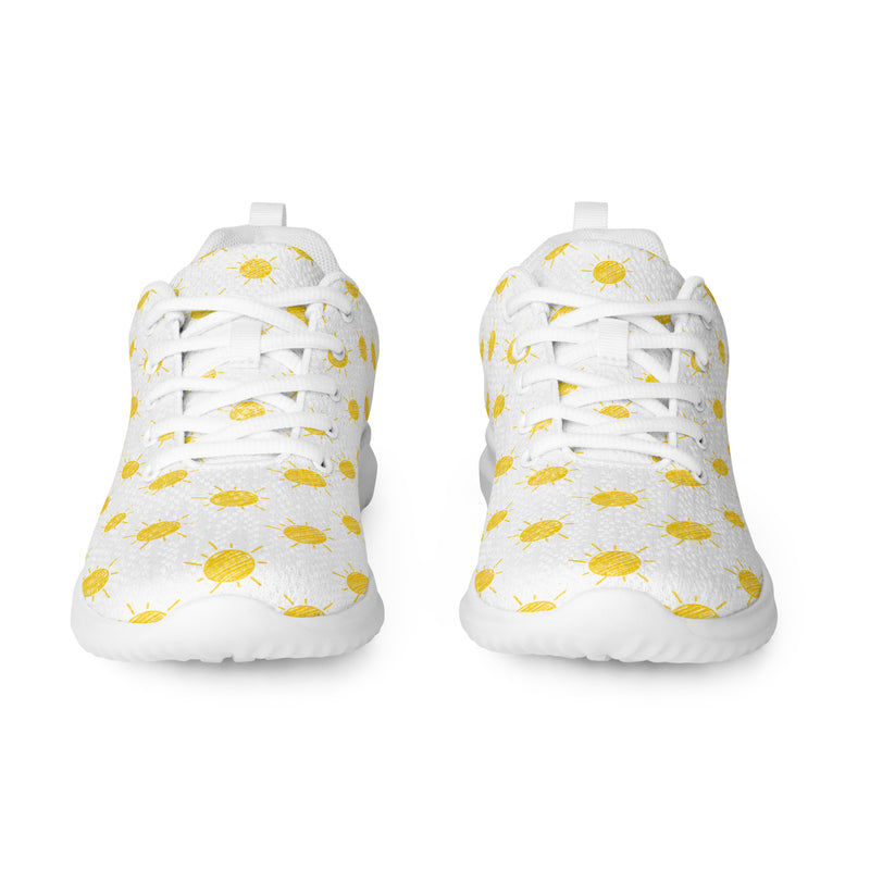 Yellow Star Dot Athletic #227 - Front View | HA!LO Canvas Sneakers