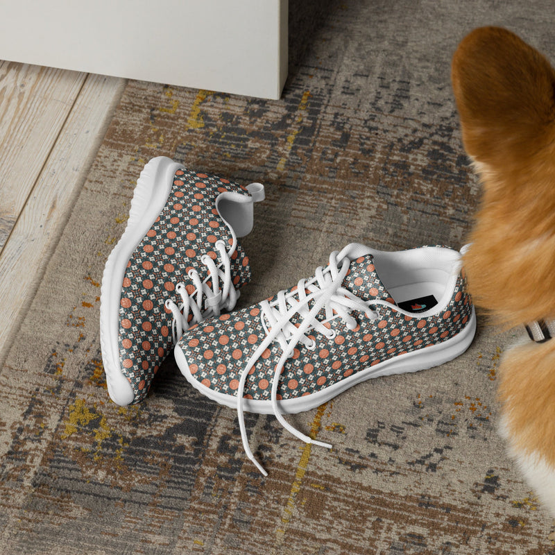 Sage Orange Dot Athletic #241 - Opposite Side | HA!LO Canvas Sneakers