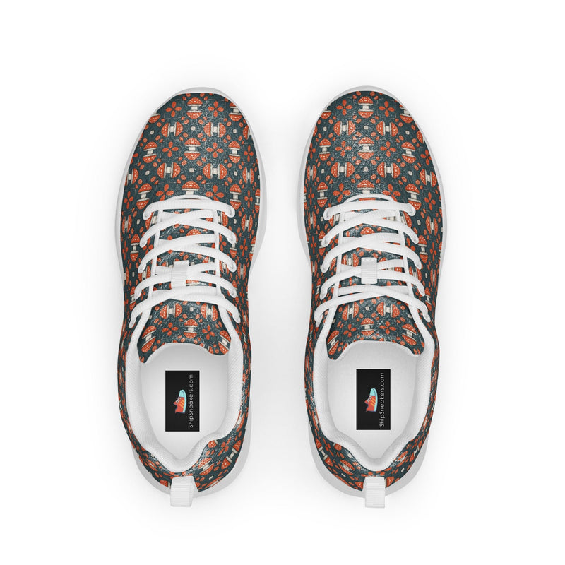 Terra Cotta Dot Athletic #248 - Back View | HA!LO Canvas Sneakers