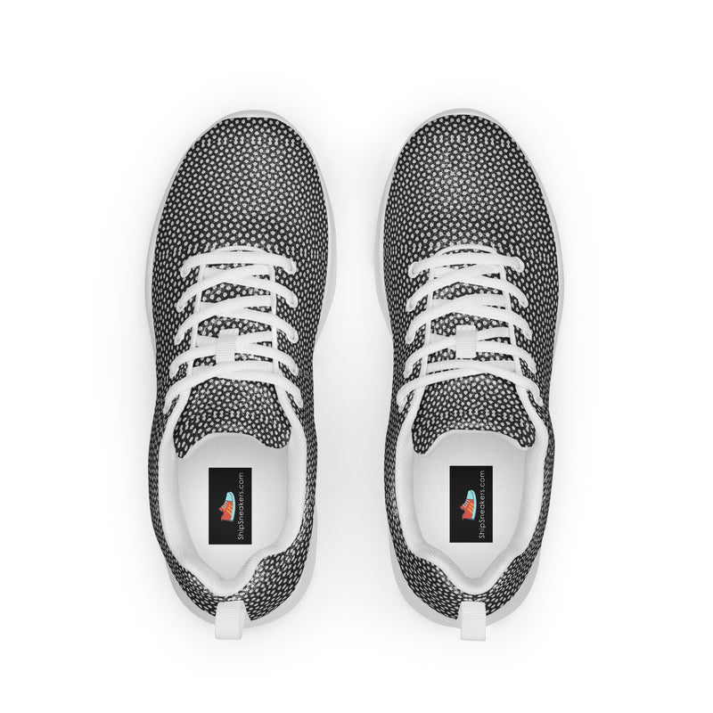 Gray Starburst Athletic #263 - Back View | HA!LO Canvas Sneakers
