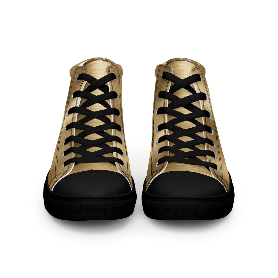 Women’s High Top Gold Sneakers 326 - ShipSneakers.com