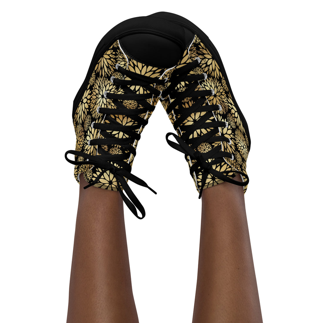 Women’s High Top Gold Sneakers 330 - ShipSneakers.com