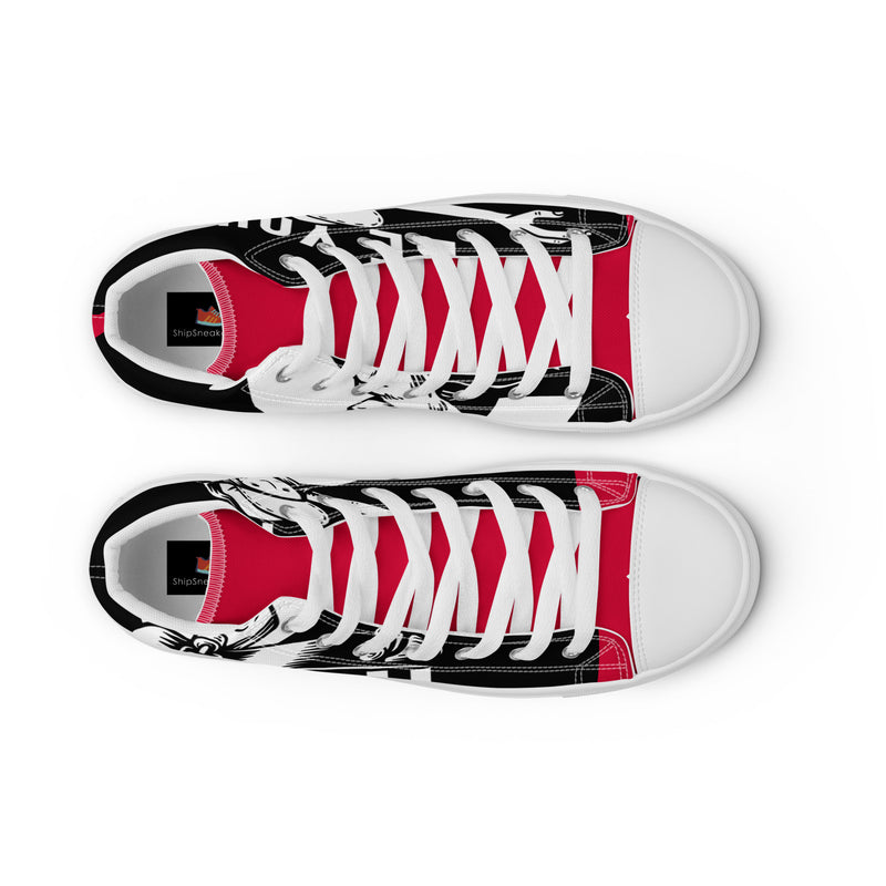 Wild Young High Top #71 - Lifestyle Shot | HA!LO Canvas Sneakers