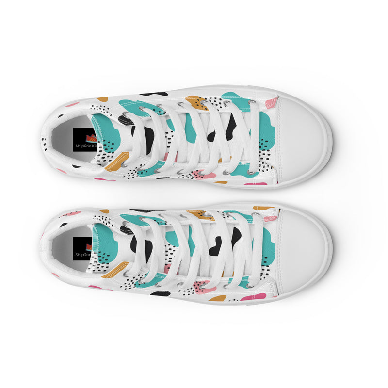 Summer Treats High Top #139 - Lifestyle Shot | HA!LO Canvas Sneakers