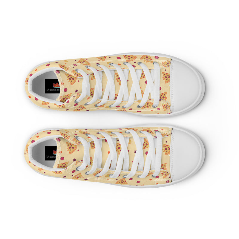 Pizza Cookie High Top #193 - Lifestyle Shot | HA!LO Canvas Sneakers