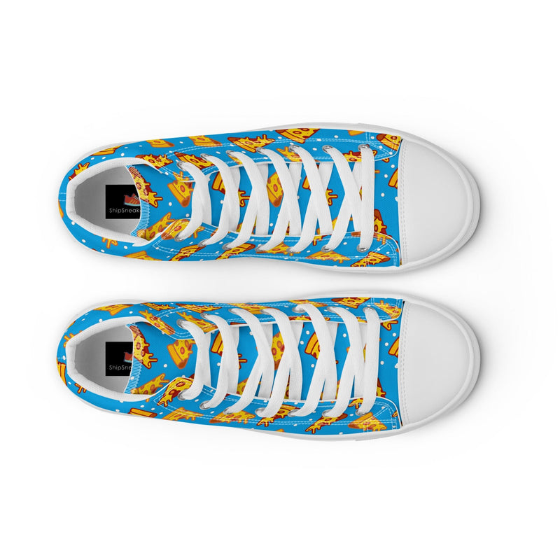 Pizza Party High Top #198 - Lifestyle Shot | HA!LO Canvas Sneakers