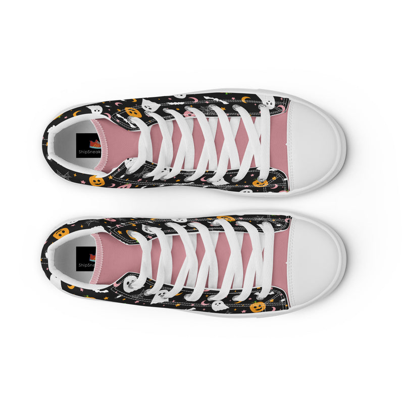 Dark Halloween High Top #236 - Lifestyle Shot | HA!LO Canvas Sneakers