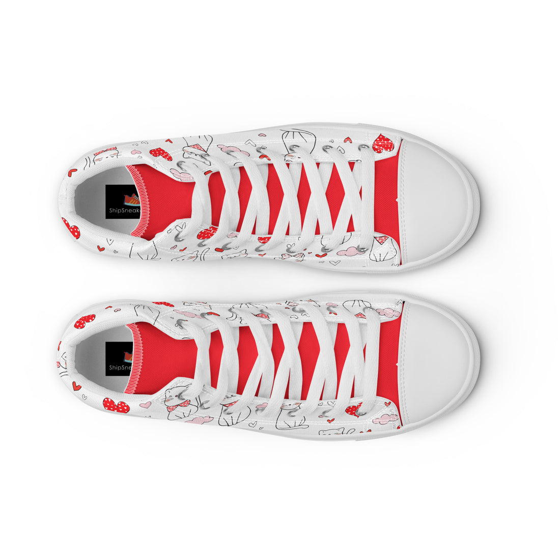 Women’s High Top Sneakers 257 - ShipSneakers.com