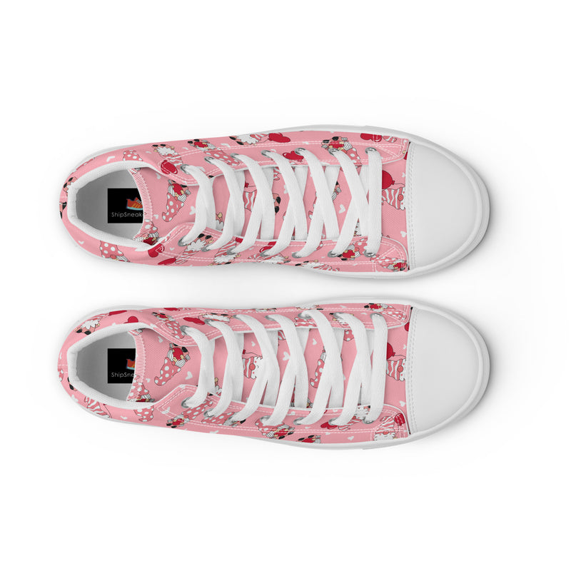 Heart Balloon High Top #272 - Lifestyle Shot | HA!LO Canvas Sneakers