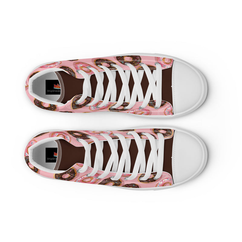 HA!LO Donut #334 — Women’s Canvas High Top