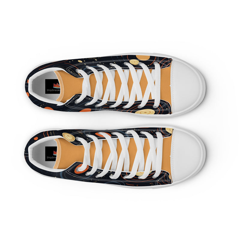 HA!LO Celestial Gold #340 — Women’s Canvas High Top
