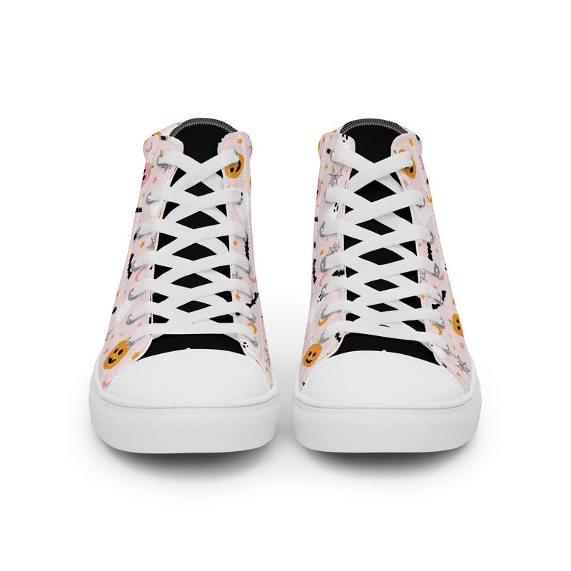 Halloween Candy High Top #238 - Close Up Detail | HA!LO Canvas Sneakers