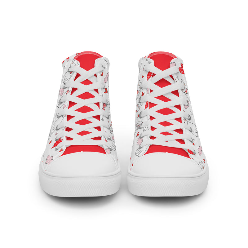 Cat Valentine High Top #257 - Close Up Detail | HA!LO Canvas Sneakers
