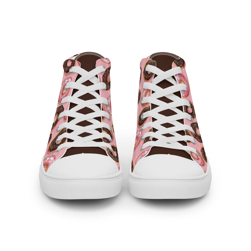 HA!LO Donut #334 — Women’s Canvas High Top