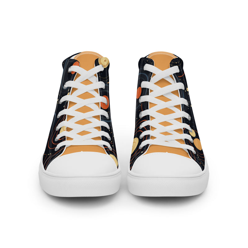 HA!LO Celestial Gold #340 — Women’s Canvas High Top