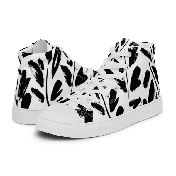 HA!LO Black Brush #13 Women’s Canvas High Top Sneakers