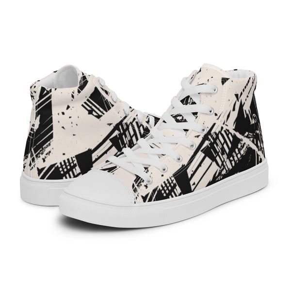 HA!LO Ink Splatter #22 Women’s Canvas High Top Sneakers