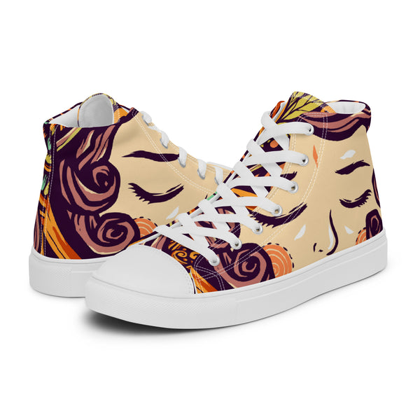HA!LO Rainbow Pride #46 Women’s Canvas High Top Sneakers