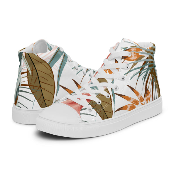 HA!LO Autumn Fern #65 Women’s Canvas High Top Sneakers