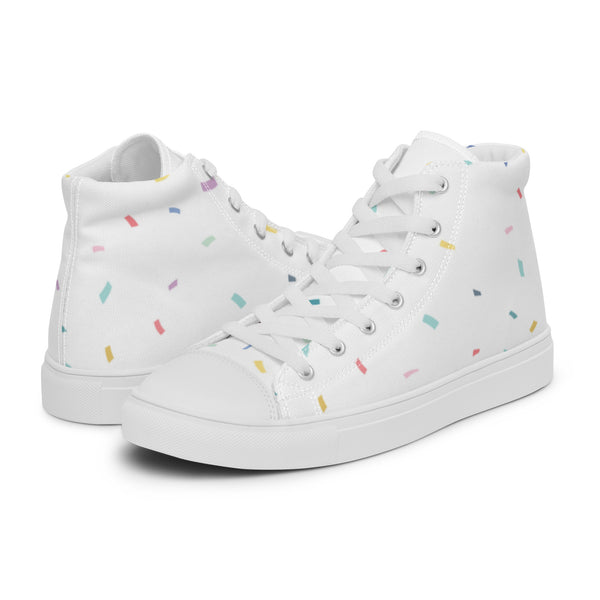 HA!LO Confetti Sprinkle #101 Women’s Canvas High Top Sneakers