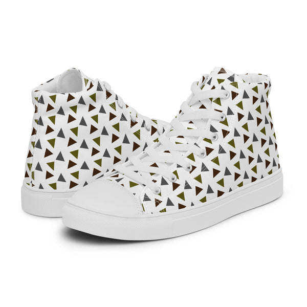 HA!LO Gold Triangle #158 Women’s Canvas High Top Sneakers