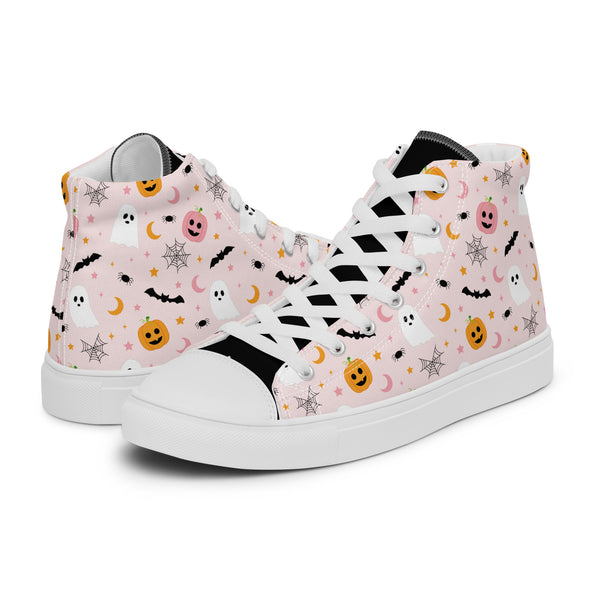 HA!LO Halloween Candy #238 Women’s Canvas High Top Sneakers