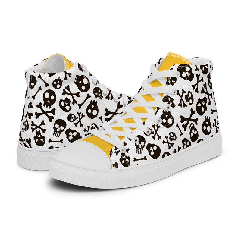 Skull Candy High Top #234 - Canvas High Top Sneakers | HA!LO