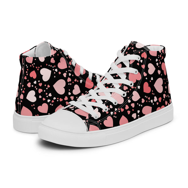 HA!LO Valentine Stripe #273 Women’s Canvas High Top Sneakers
