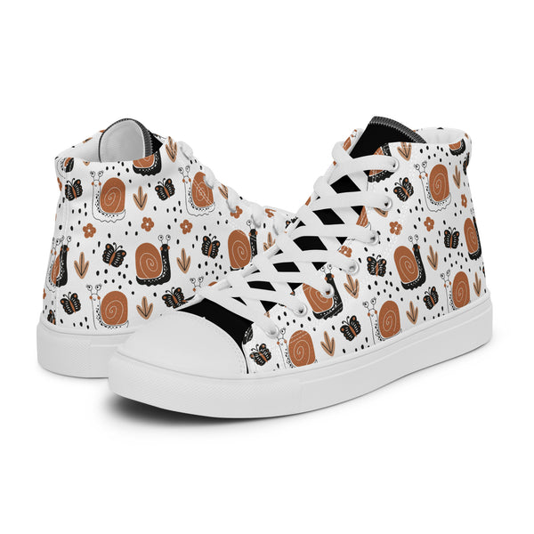 HA!LO Coffee Cup #295 — Women's Canvas High Top