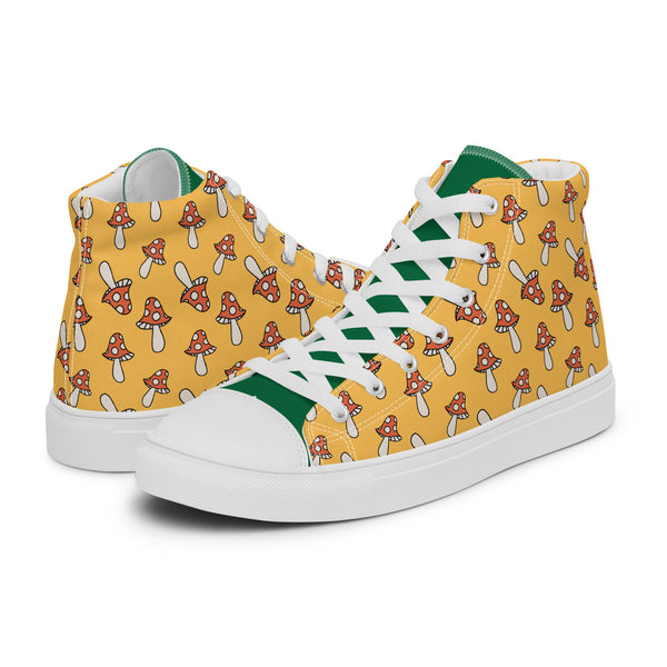 HA!LO Dancing Flamingo #310 — Women’s Canvas High Top