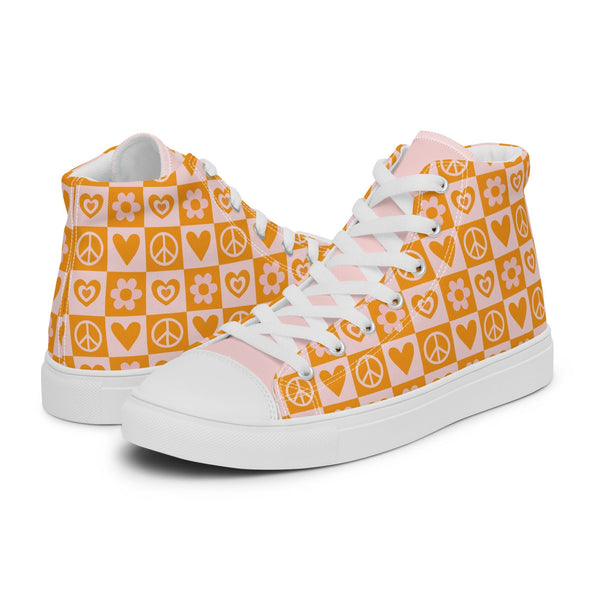 HA!LO Retro Love #314 — Women’s Canvas High Top