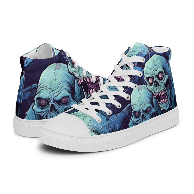 Abstract Color Block High Top #350 - Canvas High Top Sneakers | HA!LO