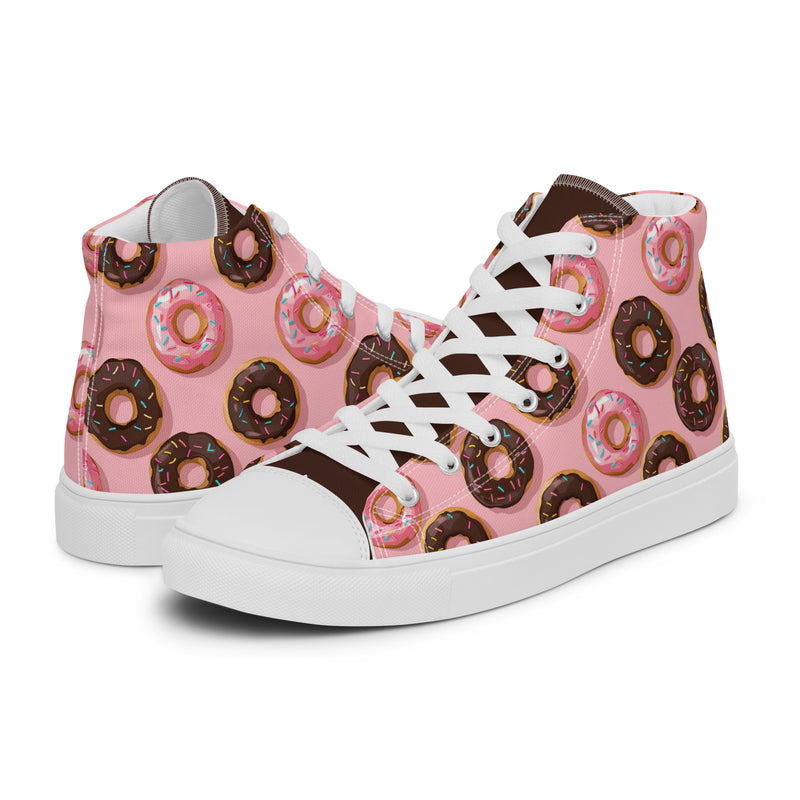 HA!LO Donut #334 — Women’s Canvas High Top