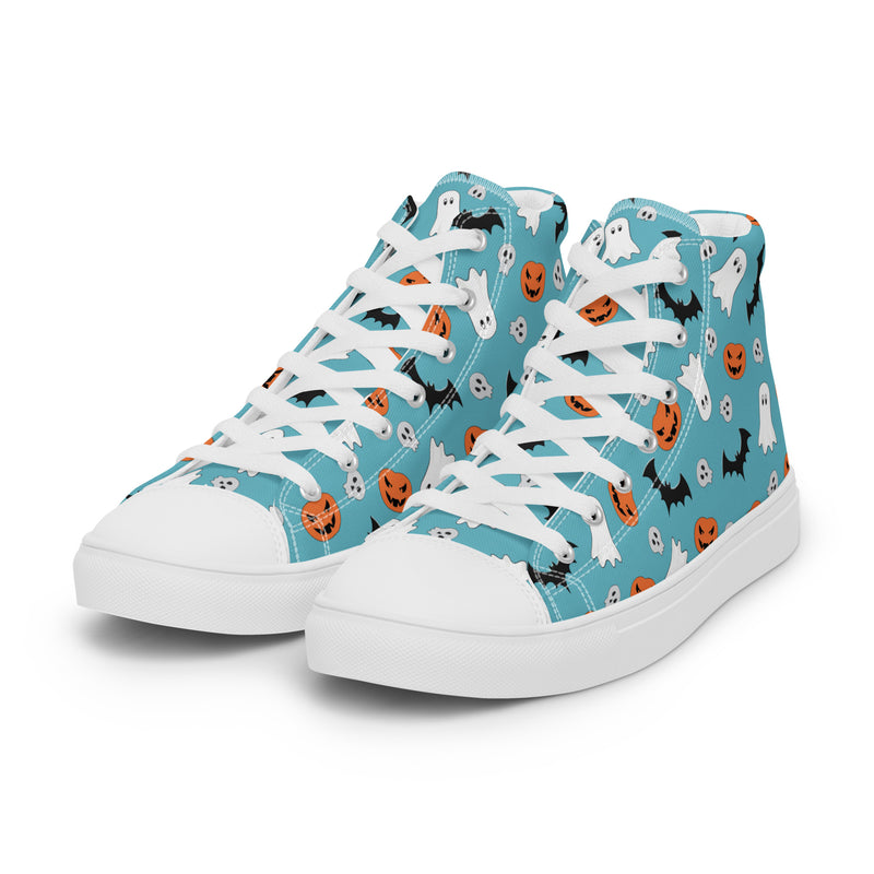 Halloween Cute High Top #231 - Back View | HA!LO Canvas Sneakers