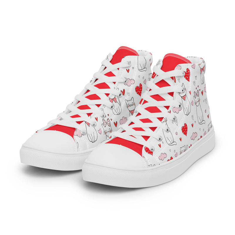 Cat Valentine High Top #257 - Back View | HA!LO Canvas Sneakers