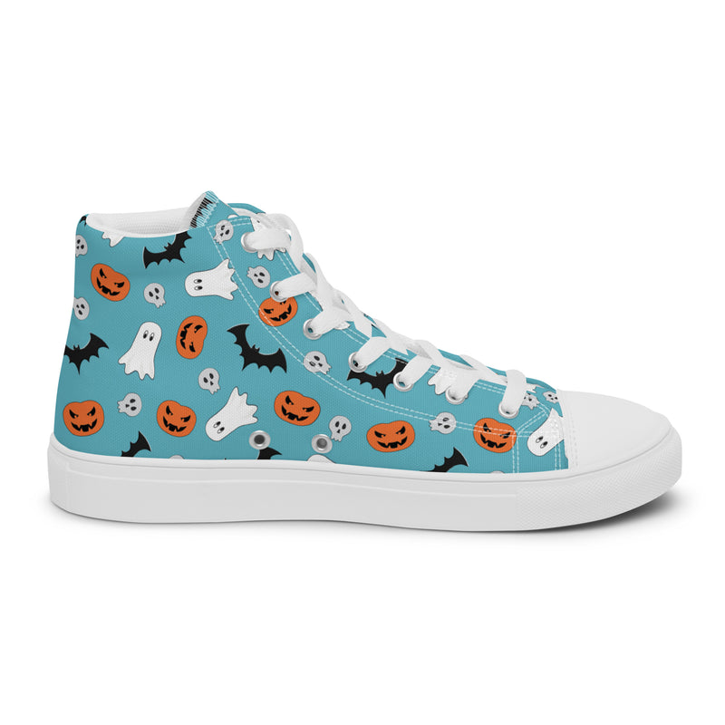 Halloween Cute High Top #231 - Angled View | HA!LO Canvas Sneakers