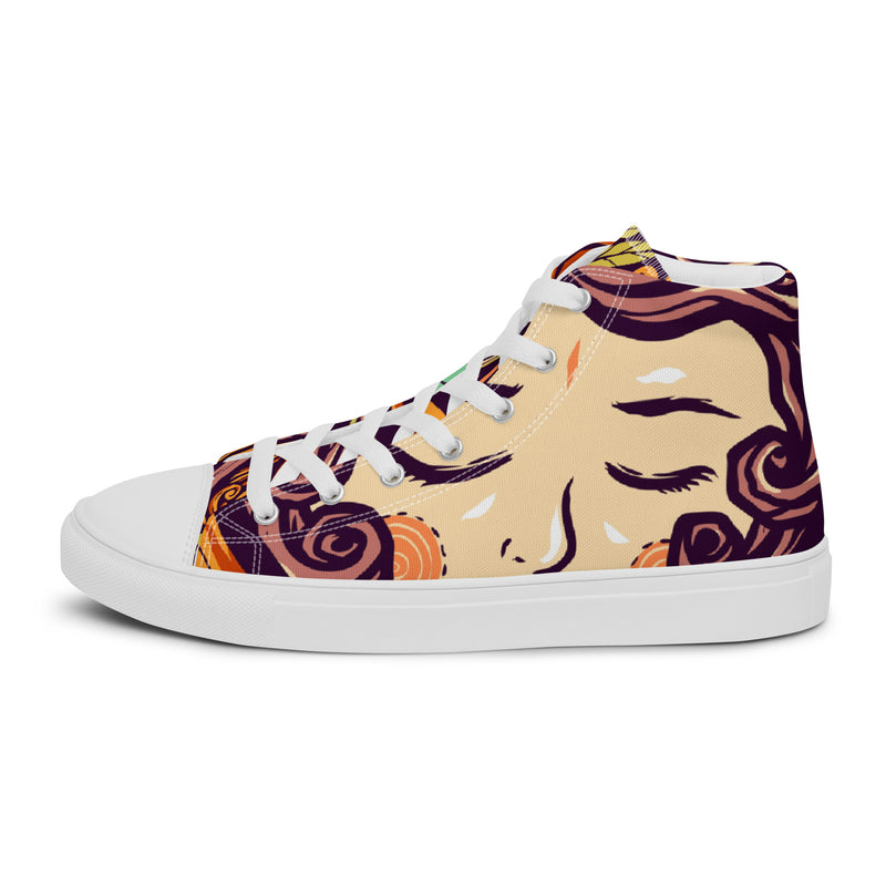 Rainbow Pride High Top #46 - Sole Detail | HA!LO Canvas Sneakers