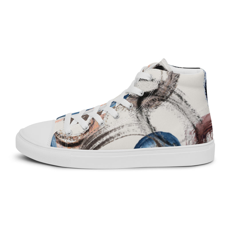 Marble Swirl High Top #97 - Sole Detail | HA!LO Canvas Sneakers