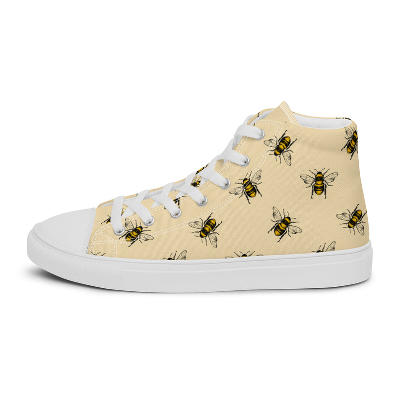 Honey Bee High Top #112 - Sole Detail | HA!LO Canvas Sneakers