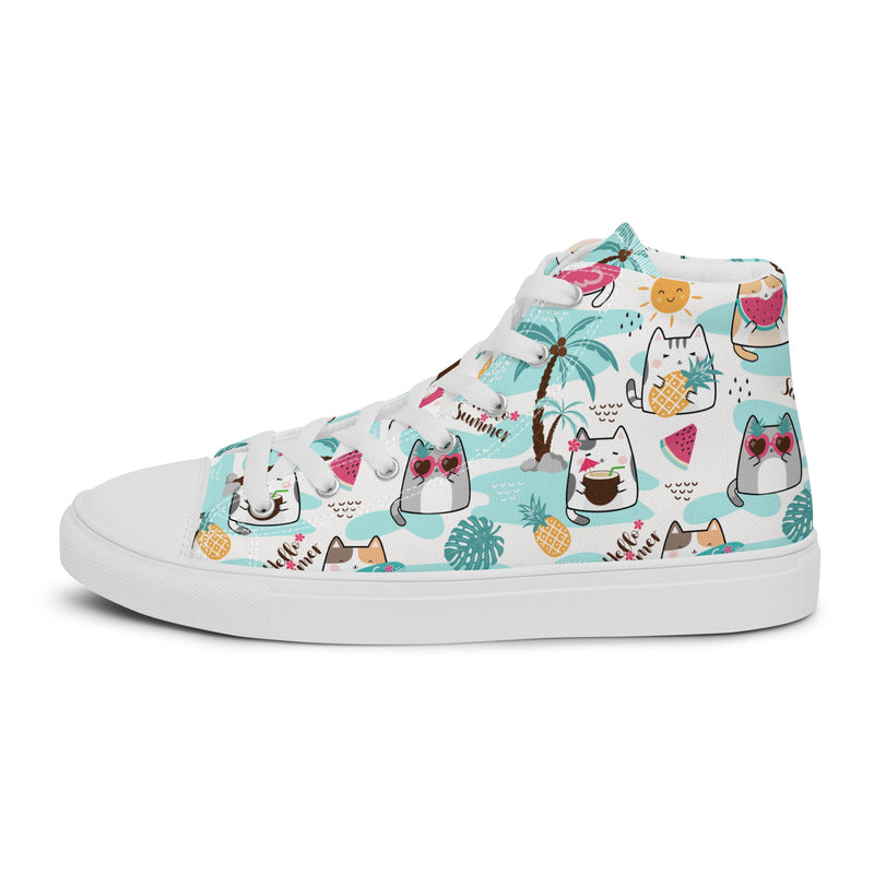 Beach Cat High Top #146 - Sole Detail | HA!LO Canvas Sneakers