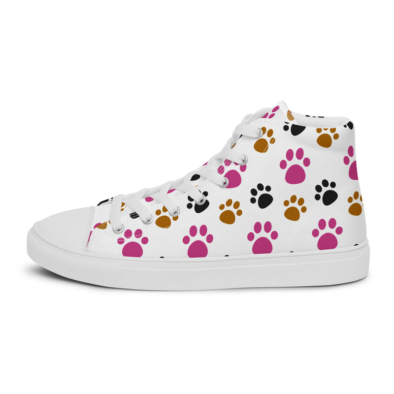 Colorful Paw High Top #167 - Sole Detail | HA!LO Canvas Sneakers