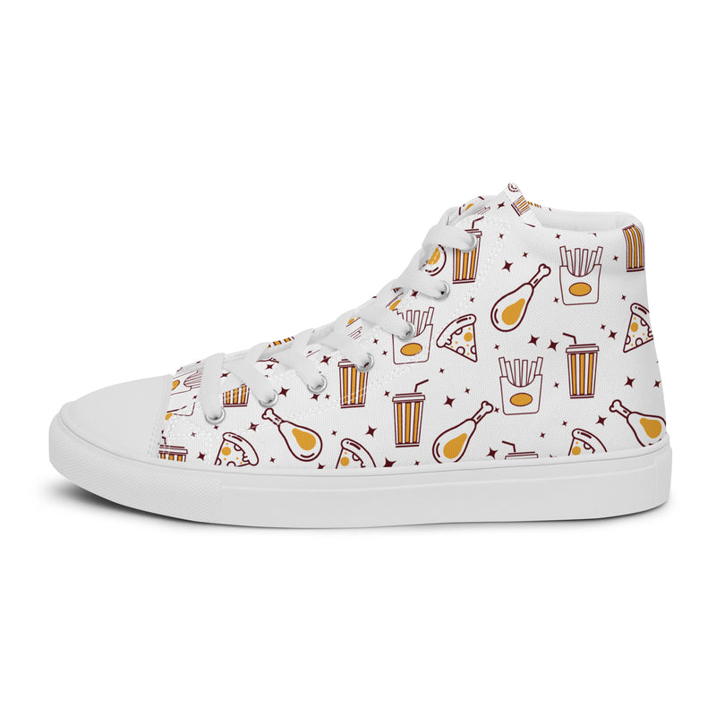 Fast Food High Top #197 - Sole Detail | HA!LO Canvas Sneakers