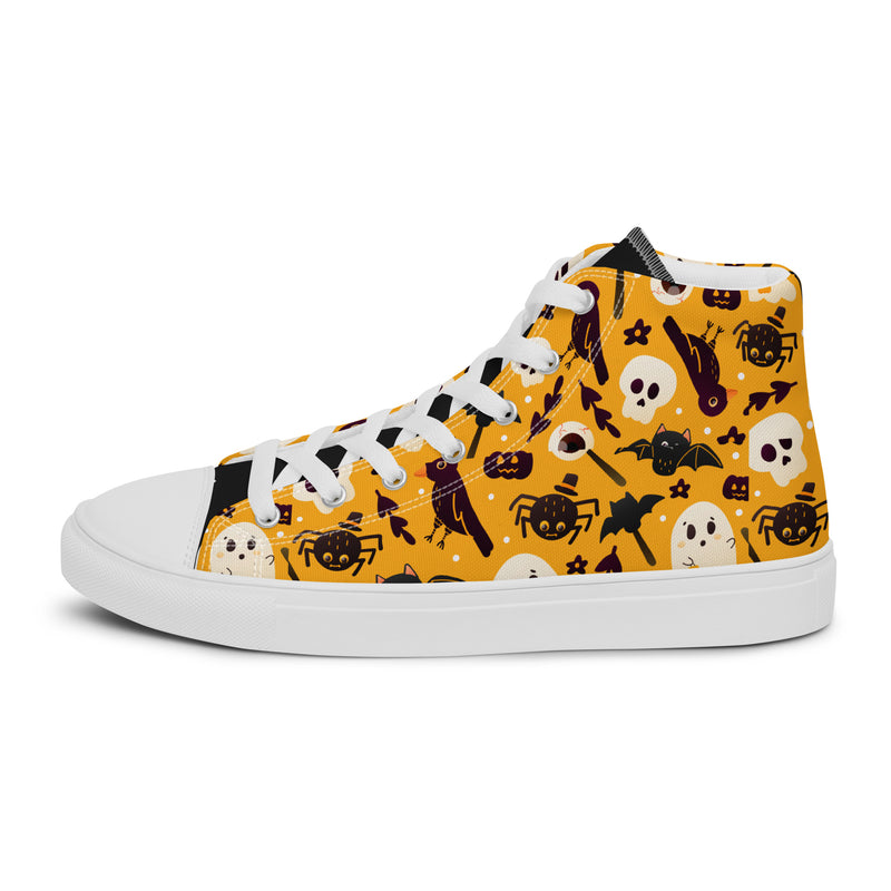 Halloween Cat High Top #235 - Sole Detail | HA!LO Canvas Sneakers